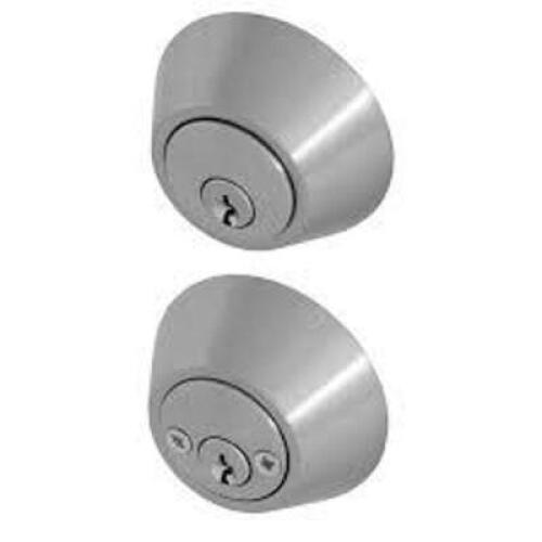 DESCRIPTION: (3) DEADBOLT BRAND/MODEL: HONEYWELL INFORMATION: KEYED BOTH SIDES, 2 KEYS INCLUDED, ADJUSTABLE LATCH PIN RETAIL$: $20.35 EA QTY: 3
