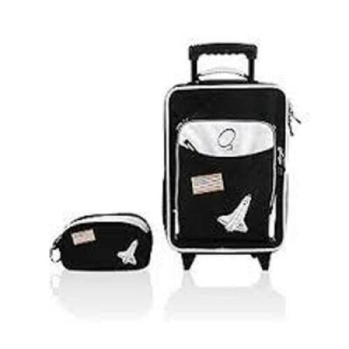 DESCRIPTION: (1) KIDS LUGGAGE BAGS BRAND/MODEL: OBERSEE INFORMATION: BLACK AND WHITE RETAIL$: $45.00 EA QTY: 1