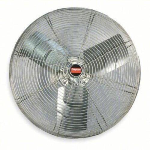 DESCRIPTION: (1) INDUSTRIAL PAINTED WASHDOWN FANBRAND/MODEL: DAYTON #1VCG1INFORMATION: 6,849 CFM, 115/230V AC, 1/3 HP MOTOR HPSIZE: 24 INRETAIL$: $970.79 EAQTY: 1