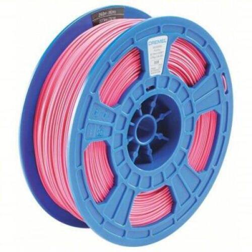 DESCRIPTION: (2) ROLLS OF 3D PRINTING FILAMENT BRAND/MODEL: DREMEL #55MF76 INFORMATION: ROSE, PLA SIZE: 1.75 MM DIA X .75KG RETAIL$: $36.85 EA QTY: 2