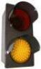 DESCRIPTION: (2) TRAFFIC CONTROLLER LIGHTS BRAND/MODEL: SIGNAL-TECH #TVILV-RA INFORMATION: RED AND YELLOW SIZE: 14" H X 7" W X 6" D RETAIL$: $420.00 E