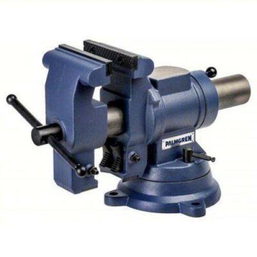 DESCRIPTION: (1) MULTI-JAW ROTATING VISE BRAND/MODEL: PALMGREN #19D159 INFORMATION: STD DUTY, ENCLOSED, STEEL SIZE: 5 IN JAW FACE WD, 4 IN MAX JAW OPE
