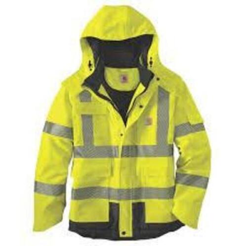 DESCRIPTION: (1) HEAVY DUTY SAFETY JACKET BRAND/MODEL: CARHARTT INFORMATION: FLUORESCENT YELLOW, REFLECTIVE SIZE: XL RETAIL$: $169.99 EA QTY: 1