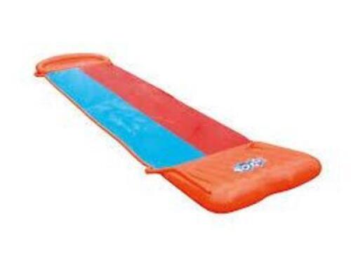 DESCRIPTION: (1) TSUNAMI SPLASH RAMP, DOUBLE SLIDE BRAND/MODEL: H2O GO RETAIL$: $27.98 EA QTY: 1