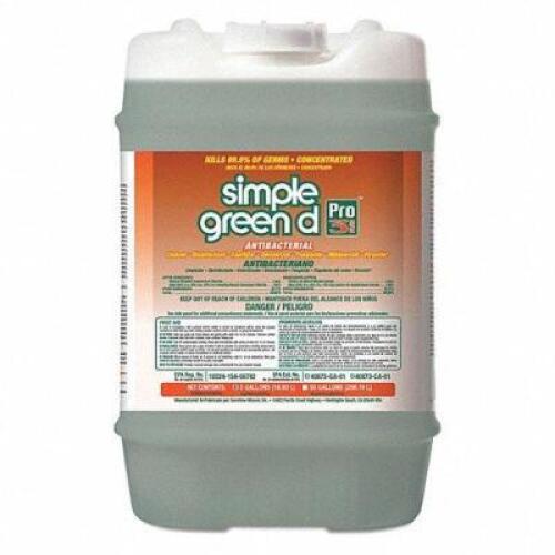 DESCRIPTION: (1) DISINFECTANT AND SANITIZER BRAND/MODEL: SIMPLE GREEN #423M63 INFORMATION: HERBAL FRAGRANCE RETAIL$: $117.71 SIZE: 5 GALLON QTY: 1