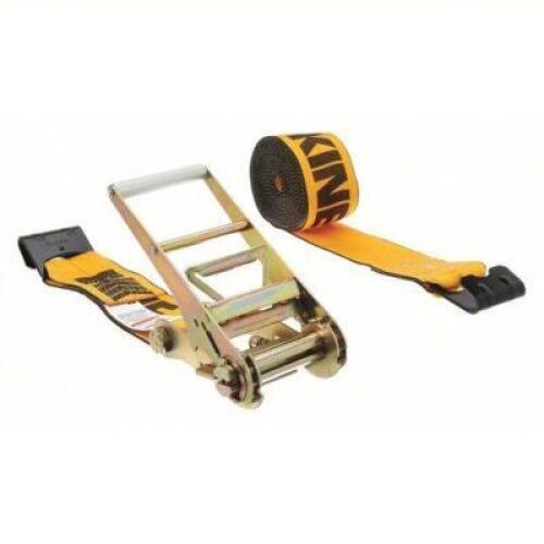 DESCRIPTION: (6) AIRCRAFT RATCHET STRAP BRAND/MODEL: KINEDYNE #22P583 INFORMATION: RATCHET, FLAT-HOOK, GEN PURPOSE, 4 IN WD, 5,400 LB WLL, YELLOW SIZE
