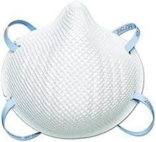 DESCRIPTION: (3) BOXES OF (15) DISPOSABLE RESPIRATOR BRAND/MODEL: MOLDEX #3NME2 INFORMATION: WHITE SIZE: 15 PK RETAIL$: $45.43 EA QTY: 3