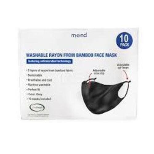 DESCRIPTION: (10) BOXES OF (10) WASHABLE FACE MASKS BRAND/MODEL: MSC INDUSTRIAL INFORMATION: GRAY, WASHABLE SIZE: UNIVERSAL, ADJUSTABLE RETAIL$: $400.