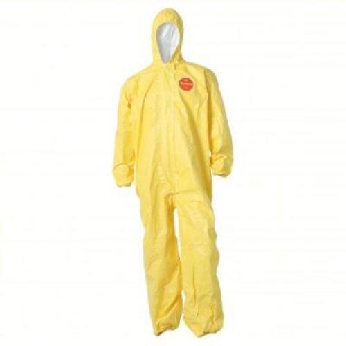 DESCRIPTION: (12) HOODED CHEMICAL RESISTANT COVERALLS BRAND/MODEL: DUPONT #29EW12 INFORMATION: YELLOW, TYCHEM&reg; 2000, ELASTIC WRIST, ELASTIC ANKLE SIZE