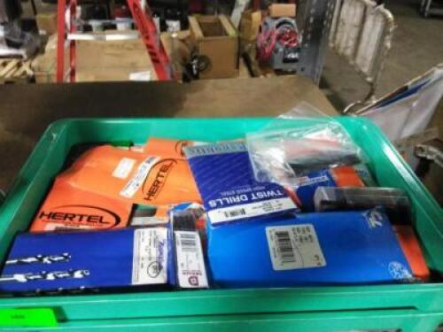 DESCRIPTION: (1) MISC TRAY OF TOOLS AND DRILL BITS BRAND/MODEL: MANY INFORMATION: MUST COME INSPECT SIZE: TRAY NOT INCLUDED QTY: 1
