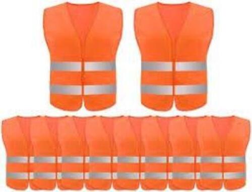 DESCRIPTION: (1) CASE OF APPROX (20) REFLECTIVE SAFETY VESTSBRAND/MODEL: ATHENSINFORMATION: ORANGE, REFLECTIVE STRIPESSIZE: MANY SIZESRETAIL$: $20.00 PER VESTQTY: 1