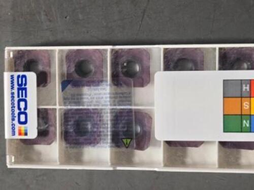 DESCRIPTION: (30) SEEX CARBIDE MILLING INSERTS BRAND/MODEL: SECO SEEX1505AFTN-M17 RETAIL$: $430.20 QTY: 30