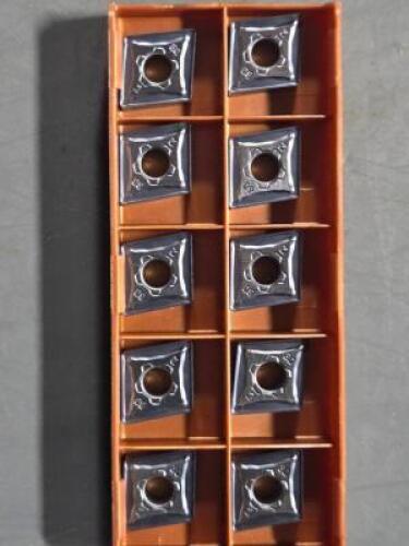 DESCRIPTION: (20) CARBIDE TURNING INSERTS BRAND/MODEL: ISCAR CNMG432-M3M RETAIL$: $323.00 QTY: 20