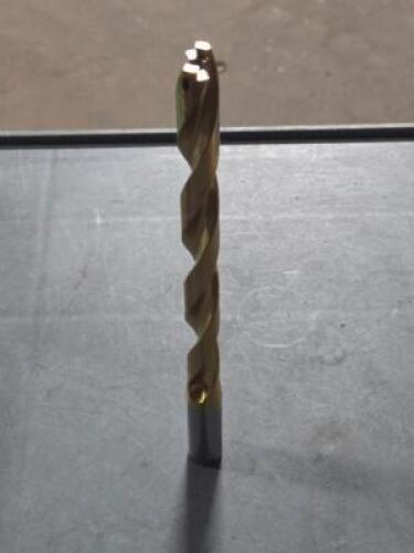 DESCRIPTION: (1) CYLINDRICAL SHANK REPLACABLE TIP DRILL BRAND/MODEL: INGERSOLL 6127794 SIZE: 0.5512" TO 0.5669" DIA 6.61" MAX DEPTH RETAIL$: $456.00 Q