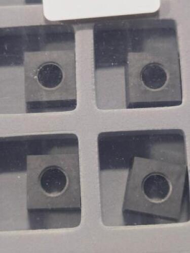 DESCRIPTION: (20) CARBIDE TURNING INSERTS BRAND/MODEL: WATER L-SCGT120408 RETAIL$: $632.23 QTY: 20