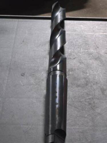 DESCRIPTION: (1) HSS TAPER SHANK DRILL BIT BRAND/MODEL: HERTEL 89323463 SIZE: 1-37/64" DIA 5MT SD RETAIL$: $466.09 QTY: 1