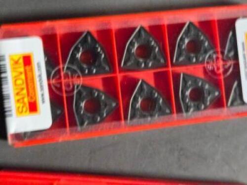 DESCRIPTION: (20) CARBIDE TURNING INSERTS BRAND/MODEL: SANDVIK WNMG 432-WM RETAIL$: $480.60 QTY: 20