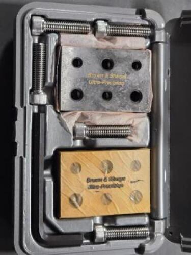 DESCRIPTION: (1) UNIVERSAL 1-2-3 BLOCK SET BRAND/MODEL: BROWN-SHARPE 599-750-50 RETAIL$: $149.95 QTY: 1
