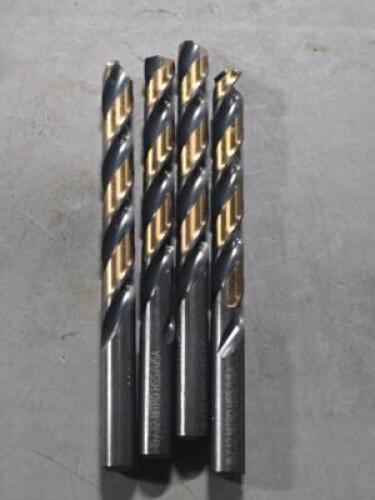 DESCRIPTION: (10) HD TYPE B JOBBER DRILLBITS BRAND/MODEL: NITRO 400N130 SIZE: 15/32" RETAIL$: $160.00 QTY: 10