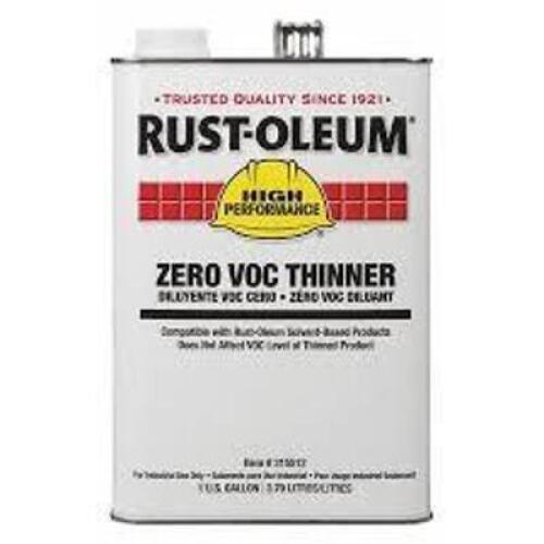 DESCRIPTION: (1) ZERO VOC THINNER BRAND/MODEL: RUST-OLEUM #426J32 SIZE: 1 GALLON RETAIL$: $162.78 EA QTY: 1
