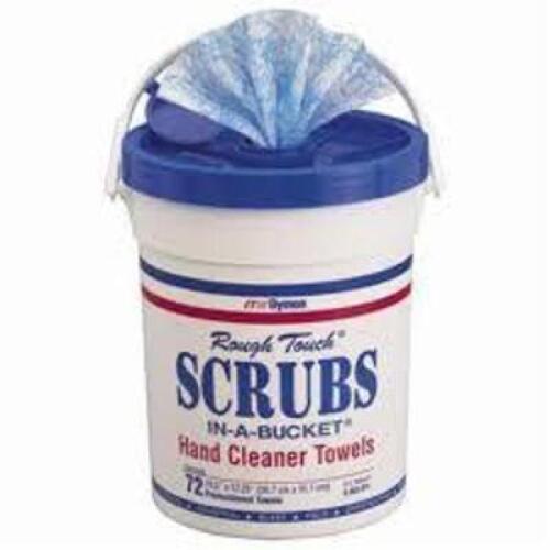 DESCRIPTION: (2) HAND CLEANER TOWELS BRAND/MODEL: SCRUBS SIZE: 72 PER BUCKET RETAIL$: $13.89 EA QTY: 2