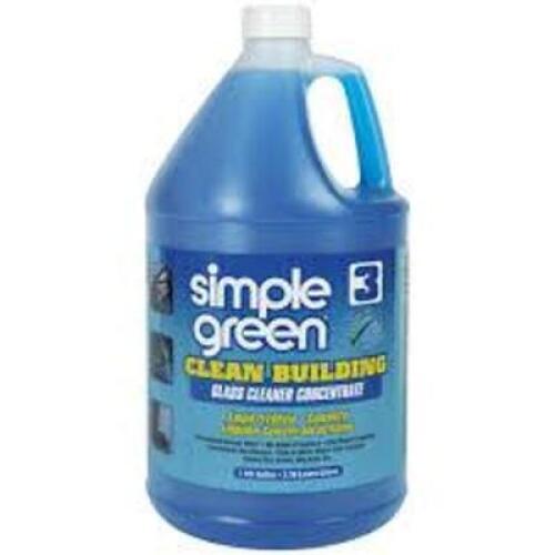 DESCRIPTION: (1) CLEAN BUILDING GLASS CLEANER BRAND/MODEL: SIMPLE GREEN SIZE: 1 GALLON RETAIL$: $38.89 EA QTY: 1