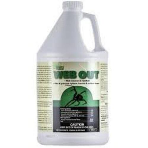 DESCRIPTION: (1) SPIDER COBWEB ELIMINATOR BRAND/MODEL: WEB OUT SIZE: 1 GALLON RETAIL$: $42.17 EA QTY: 1