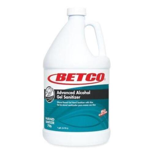 DESCRIPTION: (4) ADVANCED ALCOHOL GEL SANITIZER BRAND/MODEL: BETCO SIZE: 1 GALLON RETAIL$: $116.96 TOTAL QTY: 4