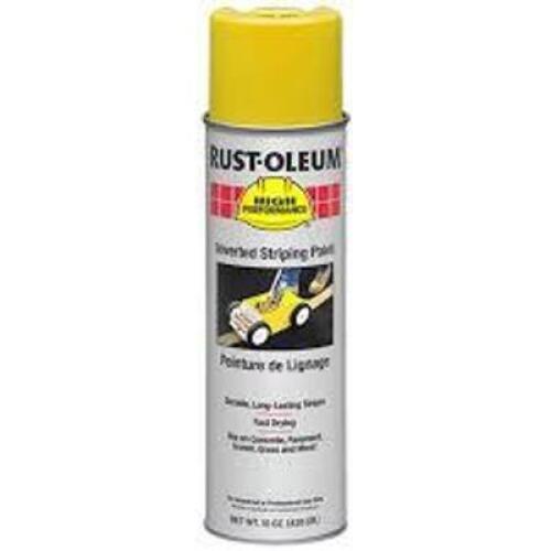 DESCRIPTION: (6) INVERTED STRIPING PAINT BRAND/MODEL: RUST-OLEUM #784GN4 INFORMATION: YELLOW SIZE: 18 FL OZ RETAIL$: $15.43 EA QTY: 6