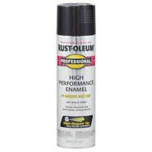 DESCRIPTION: (5) HIGH PERFORMANCE ENAMEL BRAND/MODEL: RUST-OLEUM #490T11 INFORMATION: BLACK SIZE: 15 OZ RETAIL$: $17.60 EA QTY: 5