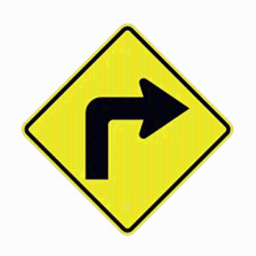 DESCRIPTION: (1) RIGHT TURN SIGN BRAND/MODEL: GRIMCO SIZE: ALUMINUM RETAIL$: $172.38 EA QTY: 1