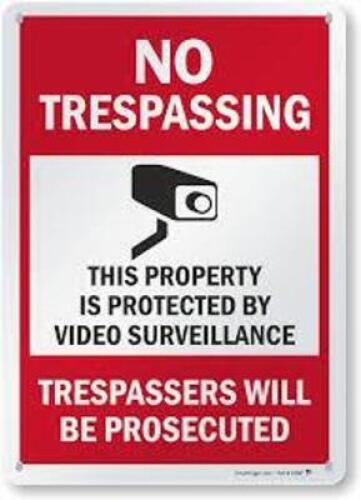 DESCRIPTION: (1) NO TRESPASSING SIGN RETAIL$: $54.29 EA QTY: 1