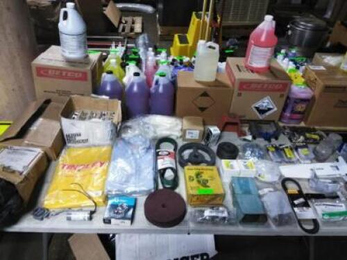 DESCRIPTION: (1) TABLE OF MISC ITEMS QTY: 1