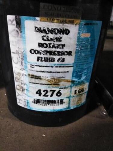 DESCRIPTION: (1) ROTARY COMPRESSOR FLUID BRAND/MODEL: DIAMOND SIZE: 5 GALLON RETAIL$: $232.99 EA QTY: 1