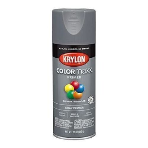 DESCRIPTION: (3) PRIMER BRAND/MODEL: KRYLON COLOR MAXX INFORMATION: GRAY SIZE: 12 OZ RETAIL$: $8.48 EA QTY: 3
