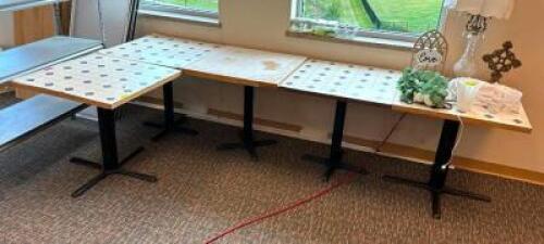 (5) DINING TABLES