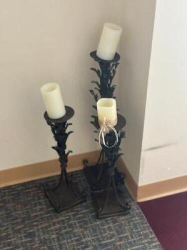 CANDLES AND COAT RACK