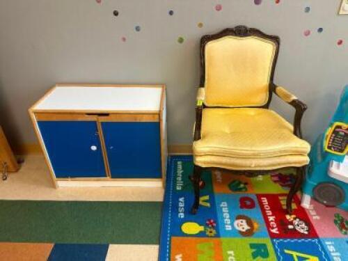 CHAIR AND CABINET
