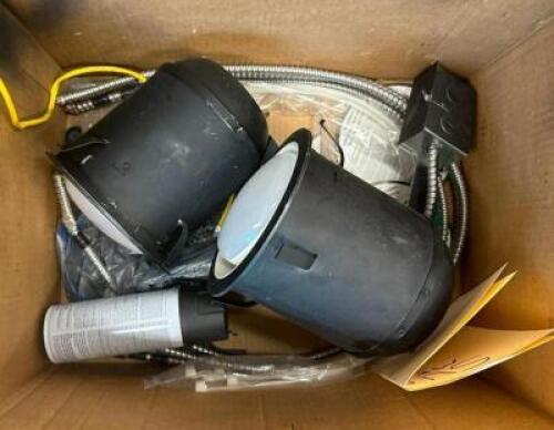 (2) CAN LIGHTS WITH CONDUIT