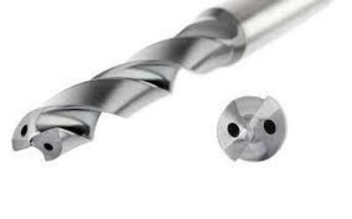 DESCRIPTION: (1) COOLANT FED SOLID CARBIDE DRILL BRAND/MODEL: KENNAMETAL 12695938 RETAIL$: $169.00 SIZE: 10.274MM QTY: 1