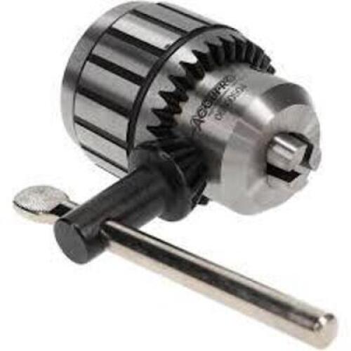 DESCRIPTION: (2) DRILL CHUCKS BRAND/MODEL: ACCUPRO #08600504 INFORMATION: CAP 1/32" - 5/8" RETAIL$: $73.95 EA QTY: 2
