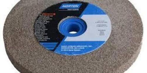 DESCRIPTION: (2) TOOL ROOM WHEELS BRAND/MODEL: NORTON #07660788202 INFORMATION: MASSMER BENCH, ALUNDUM SIZE: 5" X 1/2" NX 1" RETAIL$: $23.56 EA QTY: 2