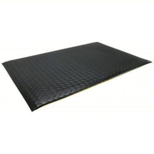 DESCRIPTION: (3) ANTI FATIGUE MAT BRAND/MODEL: ABILITY ONE #13J110 INFORMATION: BLACK, VINYL OVER PVC FOAM, BEVELED EDGE SIZE: 2 FT X 3 FT, 9/16 IN TH
