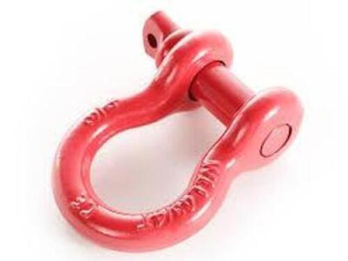 DESCRIPTION: (5) D RING SHACKLES INFORMATION: ORANGE SIZE: 1/2" RETAIL$: $20.00 EA QTY: 5