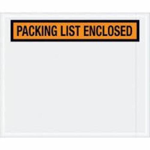 DESCRIPTION: (12) PACKAGES OF (250) PACKING LIST ENVELOPES BRAND/MODEL: PRODUCT NUMBER #29PH33 INFORMATION: ORANGE SIZE: 4 1/2 IN OUTSIDE HT, 5 1/2 IN