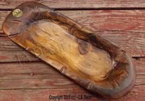 DESCRIPTION: (1) WOODEN STORAGE TRAY INFORMATION: WOOD QTY: 1