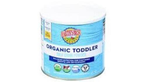 DESCRIPTION: (2) ORGANIC TODDLER MILK DRINK POWDER BRAND/MODEL: EARTH'S BEST SIZE: 21 OZ RETAIL$: $34.57 EA QTY: 2