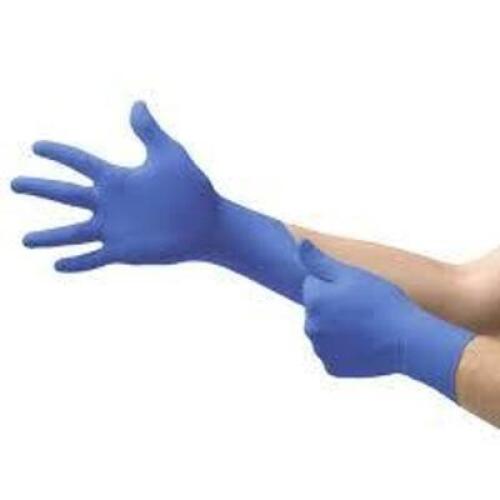 DESCRIPTION: (10) BOXES OF (100) POWDER-FREE NITRILE EXTENDED GLOVES BRAND/MODEL: MICROFLEX #LSE-104-L INFORMATION: WHITE SIZE: L RETAIL$: $35.99 EA Q