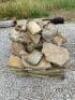 DESCRIPTION: PALLET OF LANDSCAPING STONES QTY: 1 - 2