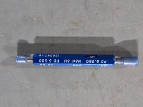 DESCRIPTION: (3) THREAD PLUG GAGE BRAND/MODEL: OSG 33ZP02 SIZE: M6X1 6H RETAIL$: $303.22 QTY: 3
